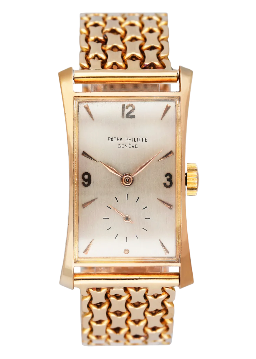 Patek Philippe Hour Glass 1593 18K Rose Gold Ladies Watch