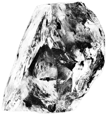 Mysterious diamond luck stone