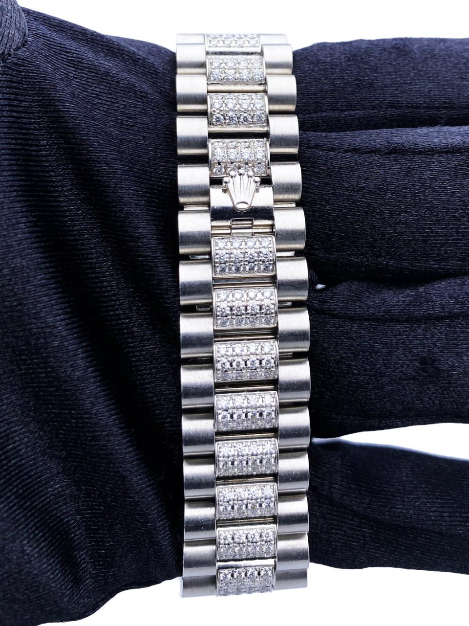 Rolex Day-Date President 118346 Platinum Diamond Mens Watch Box Papers